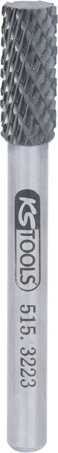 KS Tools HM Zylinder-Frässtift Form A ohne Stirnverzahnung - 515.3223