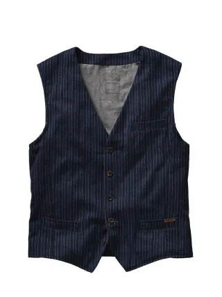 Mey & Edlich Herren Lesebrillen-Weste Blau 29 % Baumwolle, 26 % Polyamid, 26 % Polyester, 16 % Wolle, 3 % andere Fasern