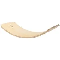 COSTWAY Balanceboard Balancierbrett, bis 220kg, aus Holz, mit Fliz