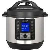 TZS FIRST AUSTRIA Multikocher 6L, 1000W, Druckkochtopf inkl. 12 Programme & Timer, Sous Vide, 1000 W, 0 l Schüssel, Schnellkochtopf mit Warmhaltefunktion & digitales Bedienfeld