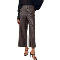 LIPSY Lederhose Lipsy Culotte aus Polyurethan (1-tlg)