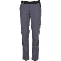 Planam Arbeitsbundhose PLANAM Damen Bundhose HIGHLINE Schiefer/Schwarz/Rot