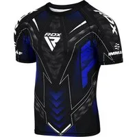 RDX Sports Kompressionsshirt RDX IMMAF Halbarm Kompressionsshirt für MMA und Wettkampftraining