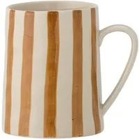 Bloomingville Tasse Bloomingville Begonia Becher, Braun, 440 ml, Steingut
