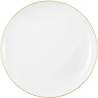 Seltmann Weiden Frühstücksteller Liberty - Goldrand, (1 St), Teller rund 22,5 cm