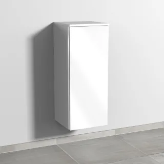 Sanipa 3way Mittelschrank mit 1 Tür, Weiß-Glanz, BS12178 BS12178