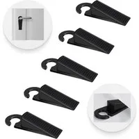 HOPS Bodentürstopper (5er Set), Türkeil - Door Stopper, Kunststoff Keile, Türhalter, Türkeil gummi