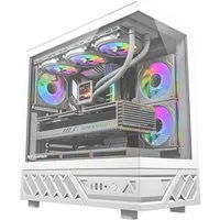 Darkflash PC-Gehäuse DarkFlash DS950 PC Gehäuse + 6 Lüfter Weiß