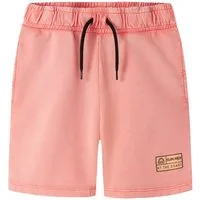 Name It Sweatshorts NKMFANDEL SWEAT SHORTS UNB NOOS Baumwolle, elastisches und verstellbares Bündchen, mit Aufdruck