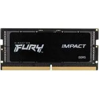SO-DIMM 16 GB DDR5-4800 , Arbeitsspeicher schwarz, KF548S38IB-16, Impact, INTEL XMP