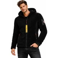 Geographical Norway Fleecejacke Herren Übergangs Herbst Winter Jacke Teddy Fleece Outdoor MIX Stoff