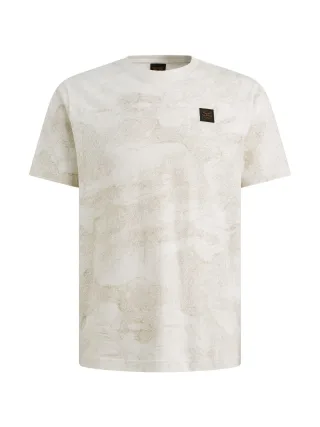 PME Legend - single jersey aop Egret - Gr. - XXXL