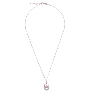 Orphelia 'Carleen' Damen-Kette mit Anhänger aus 925er Sterlingsilber, Rosé, ZH-7440