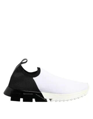 Dolce & Gabbana weiße schwarze Low Top Sorrento Sneakers Schuhe