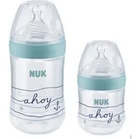 NUK Babyflasche NUK Nature Sense Babyflasche set 150ml+260ml silikon sauger