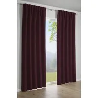GARDINIA Gardine Schal mit Gardinenband Dimout (1 St), verdeckte Schlaufen, verdunkelnd, Stoff Dimout