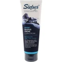 Sixtus Hautcreme Sixtus Sport Gesäßcreme gegen Druckstellen und Wundreiben 125ml mit Lanolin, Lavendel-, Sandelholz-, & Salbeiöl, 1-tlg., ideal für Fahrradfahrer, Ruderer, Reiter