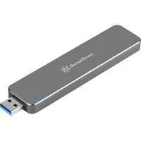 SST-MS09C USB 3.1, Laufwerksgehäuse dunkelgrau
