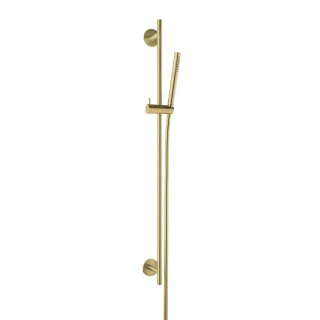 Herzbach spa ix pvd Wannen-Set 90 rund 70 stab bs 160 brass, Brass Steel, 21.922700.1.41 21.922700.1.41