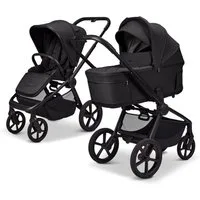 Moon Kombi-Kinderwagen Resea Fold Diamond Kombikinderwagen, Mit einem einzigen Handgriff inklusive Babywanne zusammenfaltbar