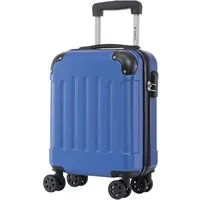 YONSLY Hartschalen-Trolley Hartschalen-Reisekoffer Trolley für Kurztrip und Urlaubsreisen, 4 Rollen, mit Zahlenschloss, ABS-Schale und weichem Gummigriff für Tragekomfort