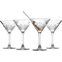 Pasabahce Gläser-Set Pasabahce Timeless Martinigläser - 4er-Set, 230 ml, 4-tlg.