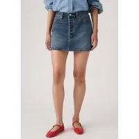 Levi's® Jeansrock ICON SKIRT mit Used-Effekten und ausgefransten Kanten