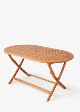 bonprix Gartenmöbel Set (5-tlg. Set), beige, Gr.Onesize, Klapp Möbel in Teak Look