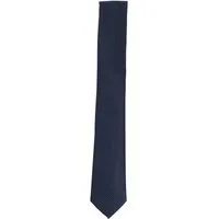 Fabio Farini Krawatte karierte Herren Schlips - Krawatte in 6cm oder 8cm Breite (ohne Box, 1-St., Kariert) Schmal (6cm), Schwarz/Dunkelblau
