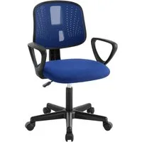 Klihome Schreibtischstuhl (1 St), Kinderdrehstuhl ergonomisch, höhenverstellbar, aus Netzstoff