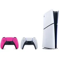Playstation PlayStation PS5 Digital Slim + DualSense Controller Nova Pink Bundle (Set, 2 St., inkl. 2. DualSense Controller)