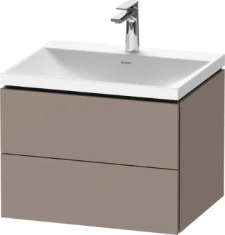 Duravit L-Cube c-shaped Set wandhängend Basalt Matt 600x480x480 mm - LC6950O43430000 LC6950O43430000