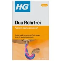 HG International B.V. HG Duo Rohrfrei extra Stark 2 x 500 ml Rohrreiniger