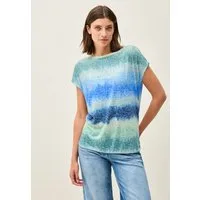 CECIL Print-Shirt mit Glitzer-Wording-Print