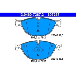 ATE Bremsbel?ge vorne BMW 5er F10 6er F12 7er F01