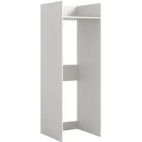 welltime Waschmaschinenumbauschrank FALAS, Höhe 195 cm, 1 Boden, für Waschmaschine &Trockner (1-St., in verschiedenen Farben erhältlich) Waschmaschine, Trockner, Waschmaschinenschrank, Umbauschrank, Wäsche