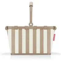 REISENTHEL® Einkaufskorb carrybag XS summerstripes coffee