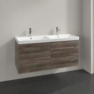 Villeroy und Boch Avento Waschtisch-Unterschrank A89300RK 118x51,4x45,2cm, 4 Auszüge, wandhängend, Stone Oak