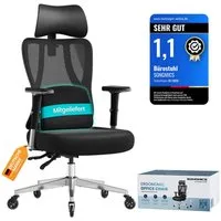 SONGMICS Bürostuhl, Schreibtischstuhl, Drehstuhl, höhenverstellbar