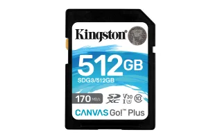 Kingston Canvas Go! Plus | sdg3/512gb | Flash-Speicherkarte