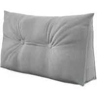 ELONEO Rückenkissen Keilkissen für Bett und Sofa, Lesekissen mit praktischem Seitenfach, 1-tlg., mit praktischem Seitenfach, Lesekissen, mit waschbarem Bezug