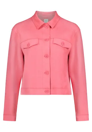 Betty & Co - Kunstleder-Jacke pink lemonade - Gr. - 44
