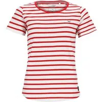 modAS T-Shirt 46902 Damen Kurzarm-Shirt im bretonischen Streifen-Design aus Baumwolle