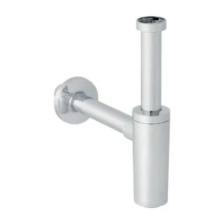 Geberit Tauchrohrgeruchsverschluss 151034211 Abgang horizontal, für Waschbecken, G 1 1/4 x 32 mm, hochglanz-verchromt