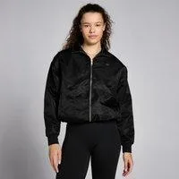 MP Damen Lifestyle Nylon-Bomberjacke – Schwarz - L
