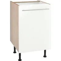 OPTIFIT Unterschrank Bern 50 cm breit, mit 1 Tür mit höhenverstellbaren Füßen, mit Metallgriff