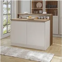 Roomart Kücheninsel Kücheninsel CORTADO 120 cm, Bartisch & Stauraum, 4 Farben, (Bartisch, Kücheninsel), Thekenebene rückseitig, 4-Fach-Unterschrank, Barhocker-kompatibel