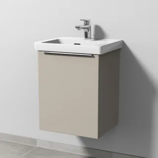 Sanipa 3way Waschtischunterbau zu Villeroy & Boch Subway 3.0 Waschtisch mit 1 Tür, Kaschmir-Matt UP8431U