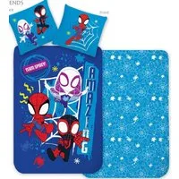 Spiderman Kinderbettwäsche Spiderman Team Spidey Kinder-Bettwäsche-Set 100x135 cm & 40x60 cm
