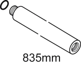 Ideal Standard Brausestange, d:25, L=810mm, Ersatzteil A861143AA